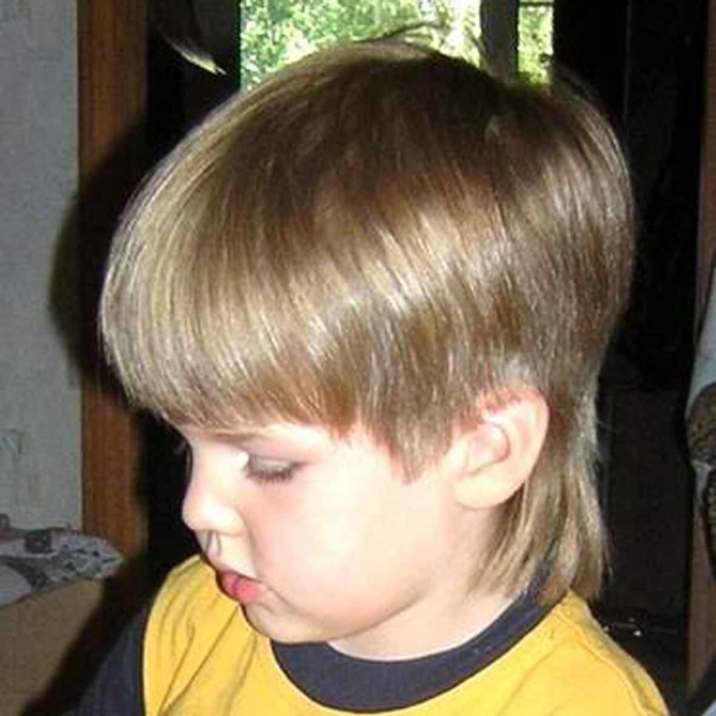 Стрижка мальчика шапочкой с плавным переходом фото